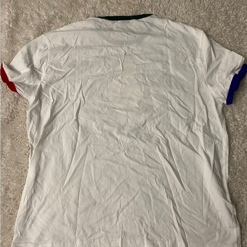 Ralph Lauren White Tee with Bear Graphic - Picture 2 of 4